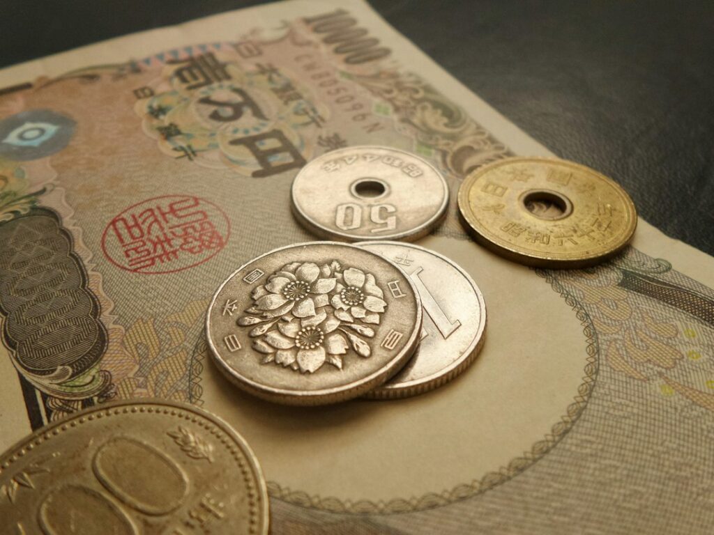 硬貨の参考写真。「どっちがお得？」検定の合格証ではありません
